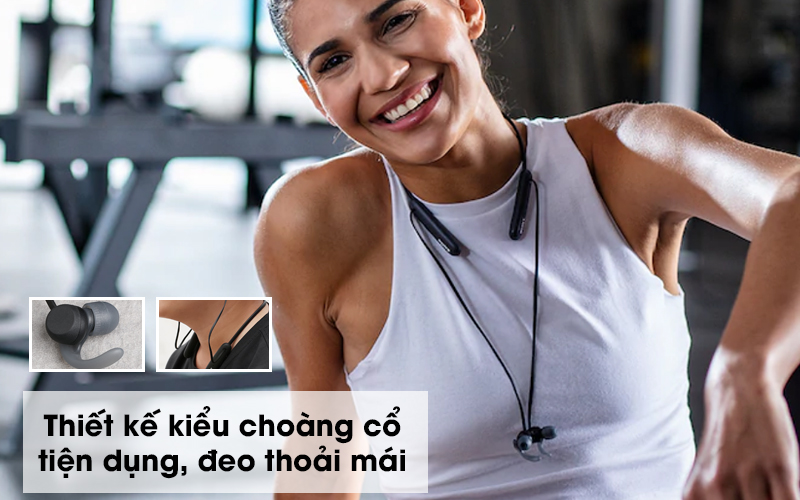Tai nghe Sony Bluetooth có thiết kế tiện dụng